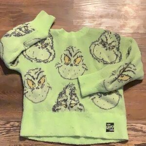 Green Graphic Sweater